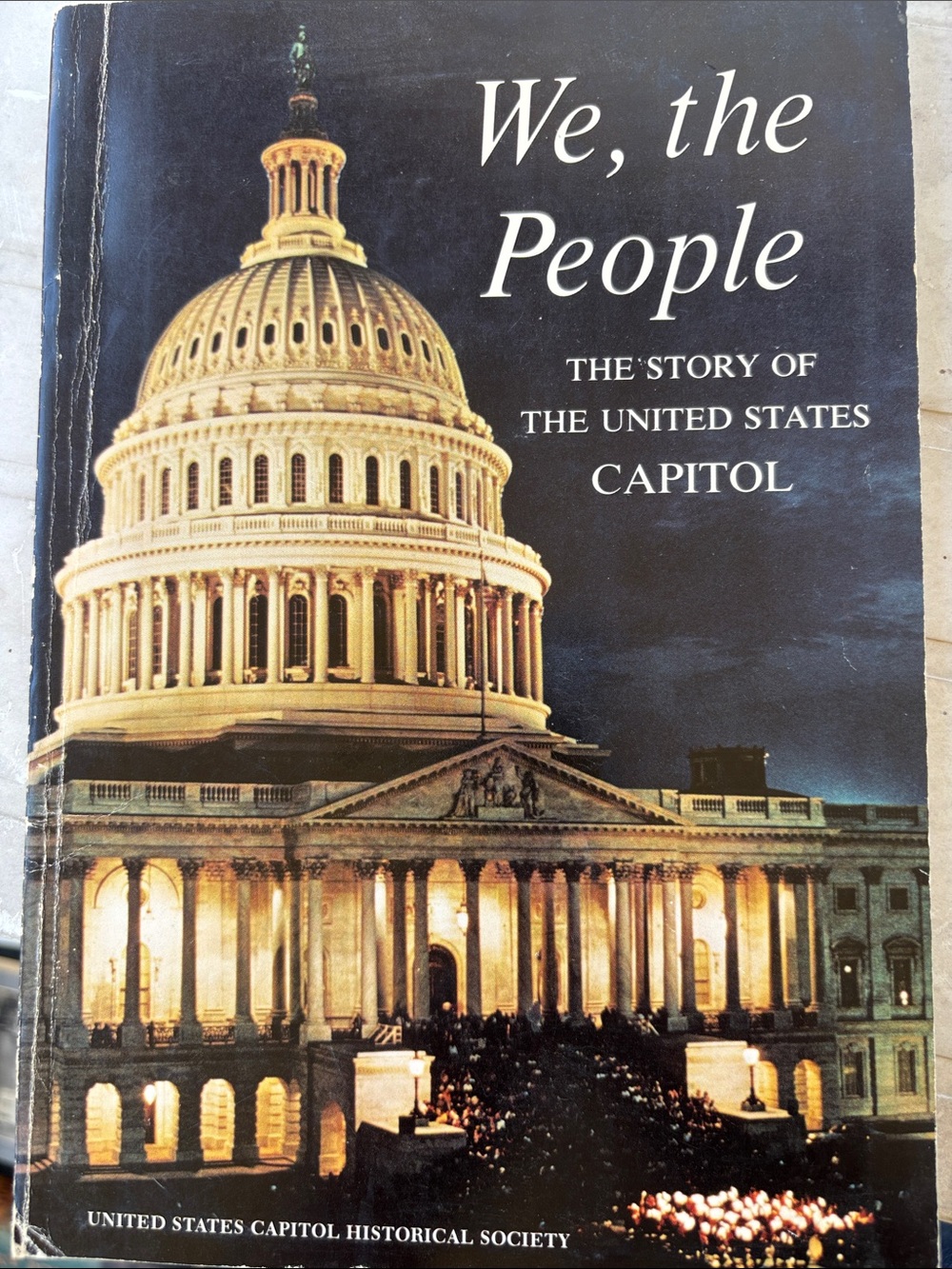 We, the People - The Story of the United States Capitol - Gold & Navy Cover